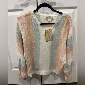Vintage Havana Multicolor V-Neck Sweater